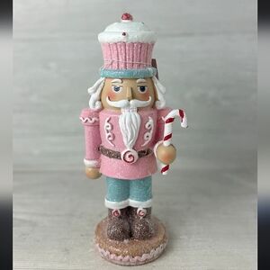 Christmas Holiday Whimsical Pastel Candy Land Gingerbread Nutcracker Soldier Fig